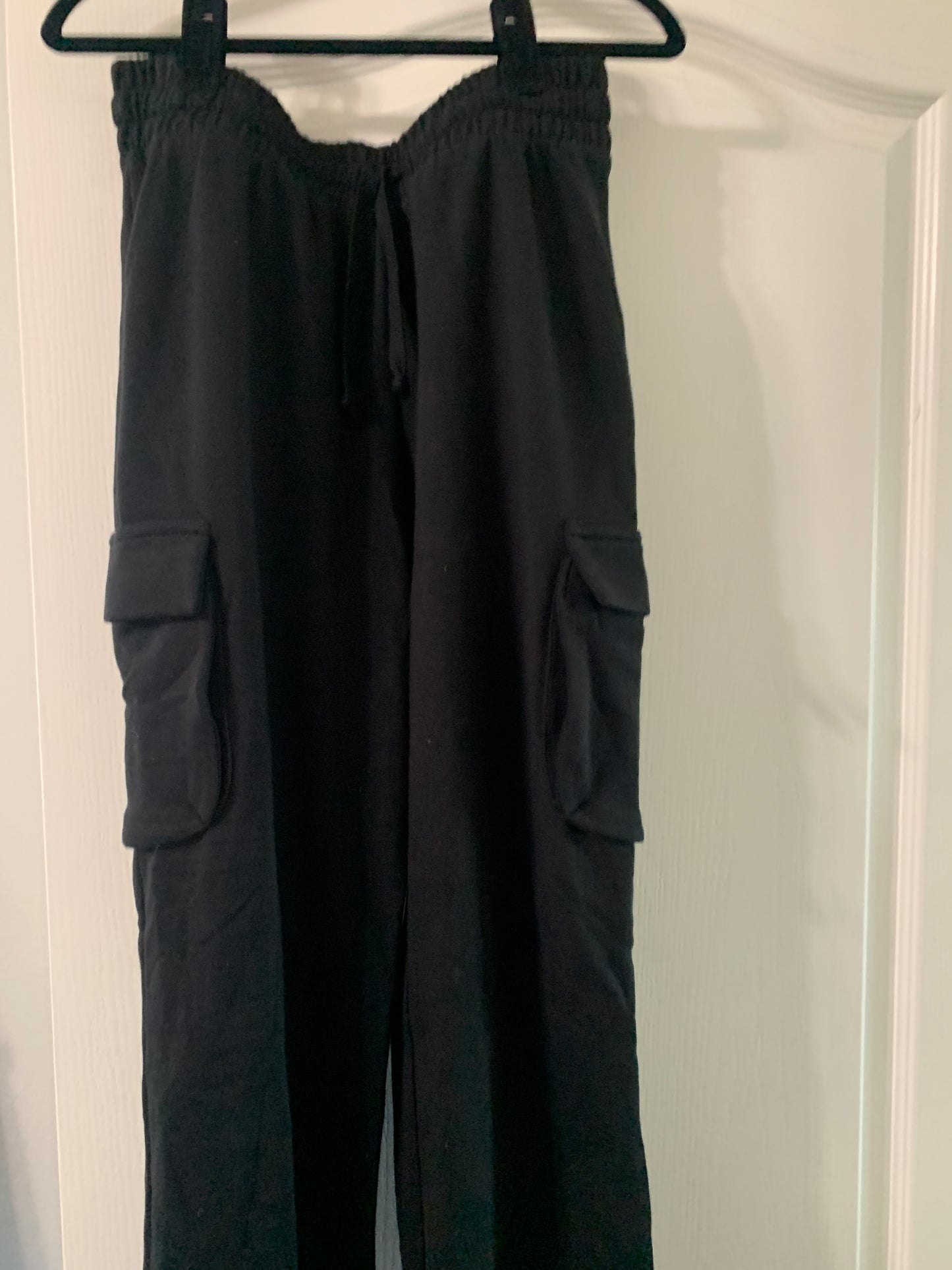 Black Cargo Jogger pants