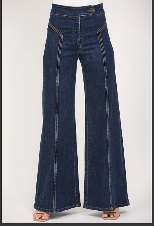 High Waist Wide Leg Jean
