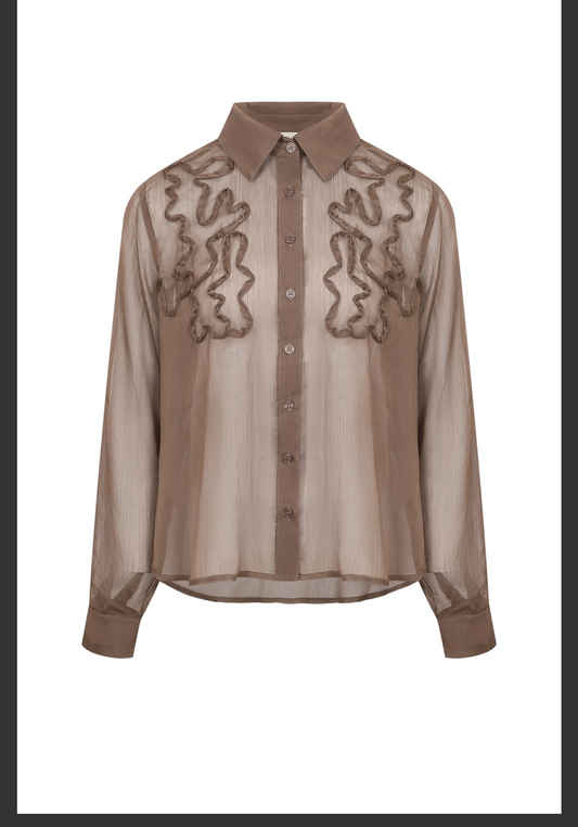 Chiffon Wave Top