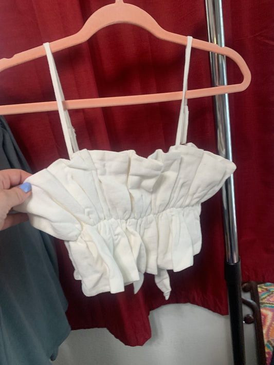 Mitto Shop Ruffle Tube Top