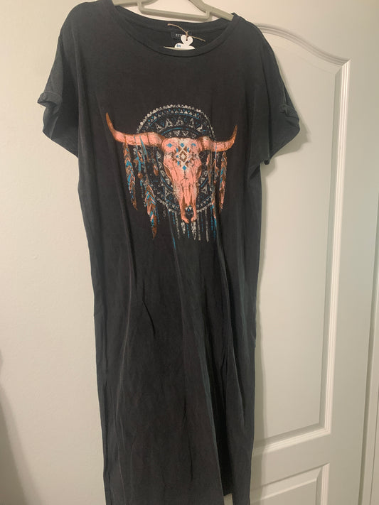 Zutter Dreamer Longhorn Maxi Dress