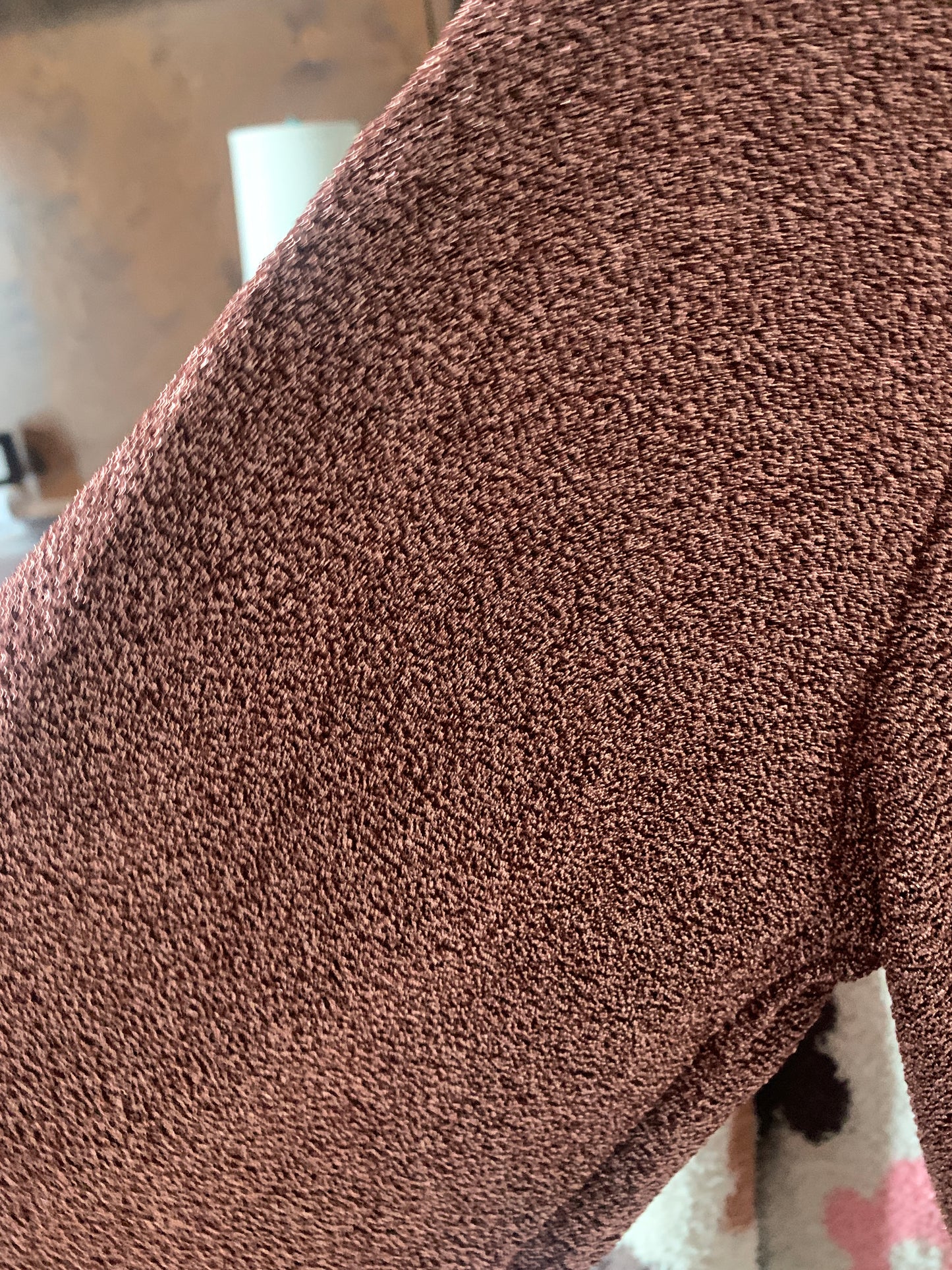 Rose Gold Long Sleeve Crop Top