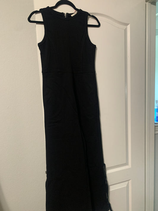 Black Jumpsuit with bottom ties