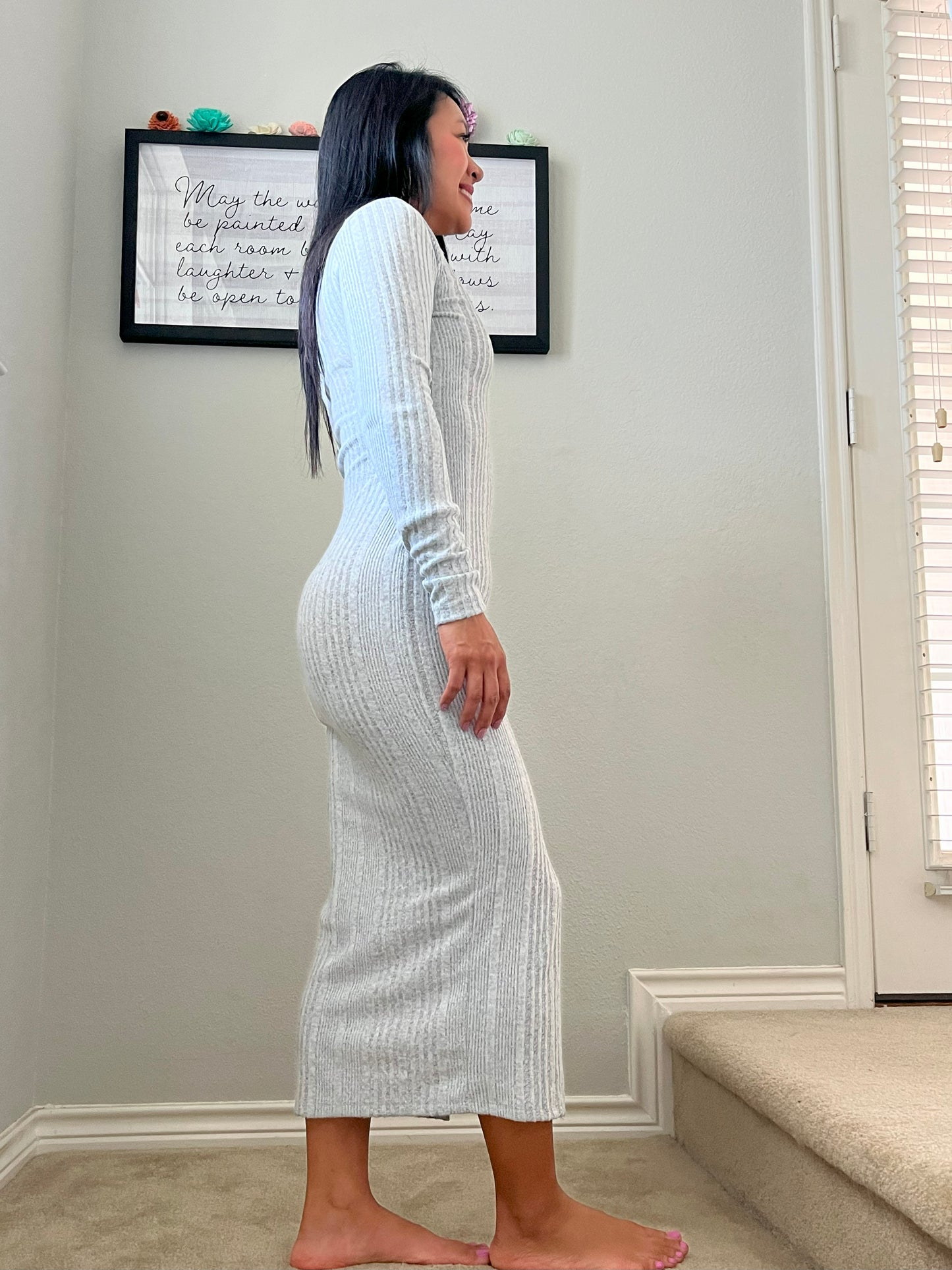 HYFVE Gray Sweater Dress