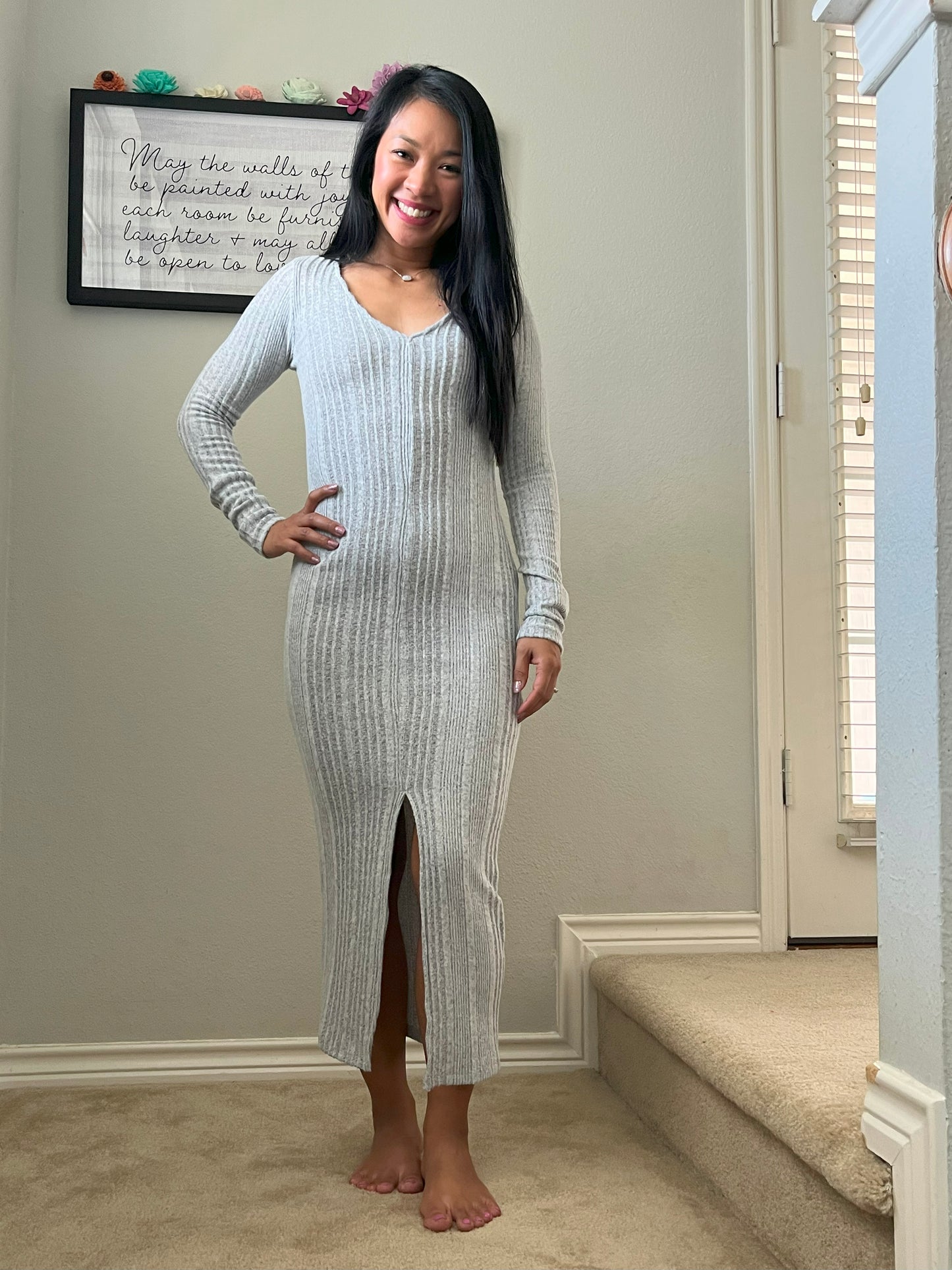 HYFVE Gray Sweater Dress