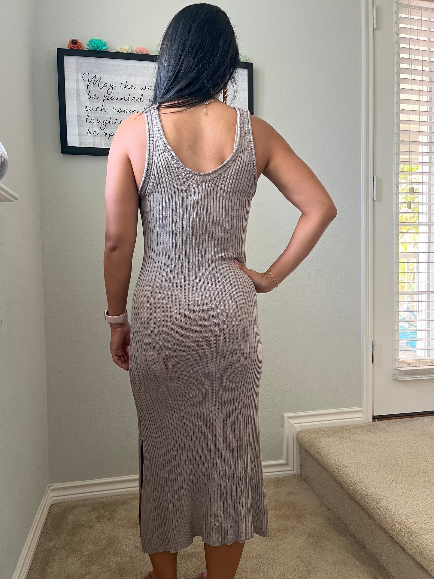 BY Together Ribbed Sweater Dress