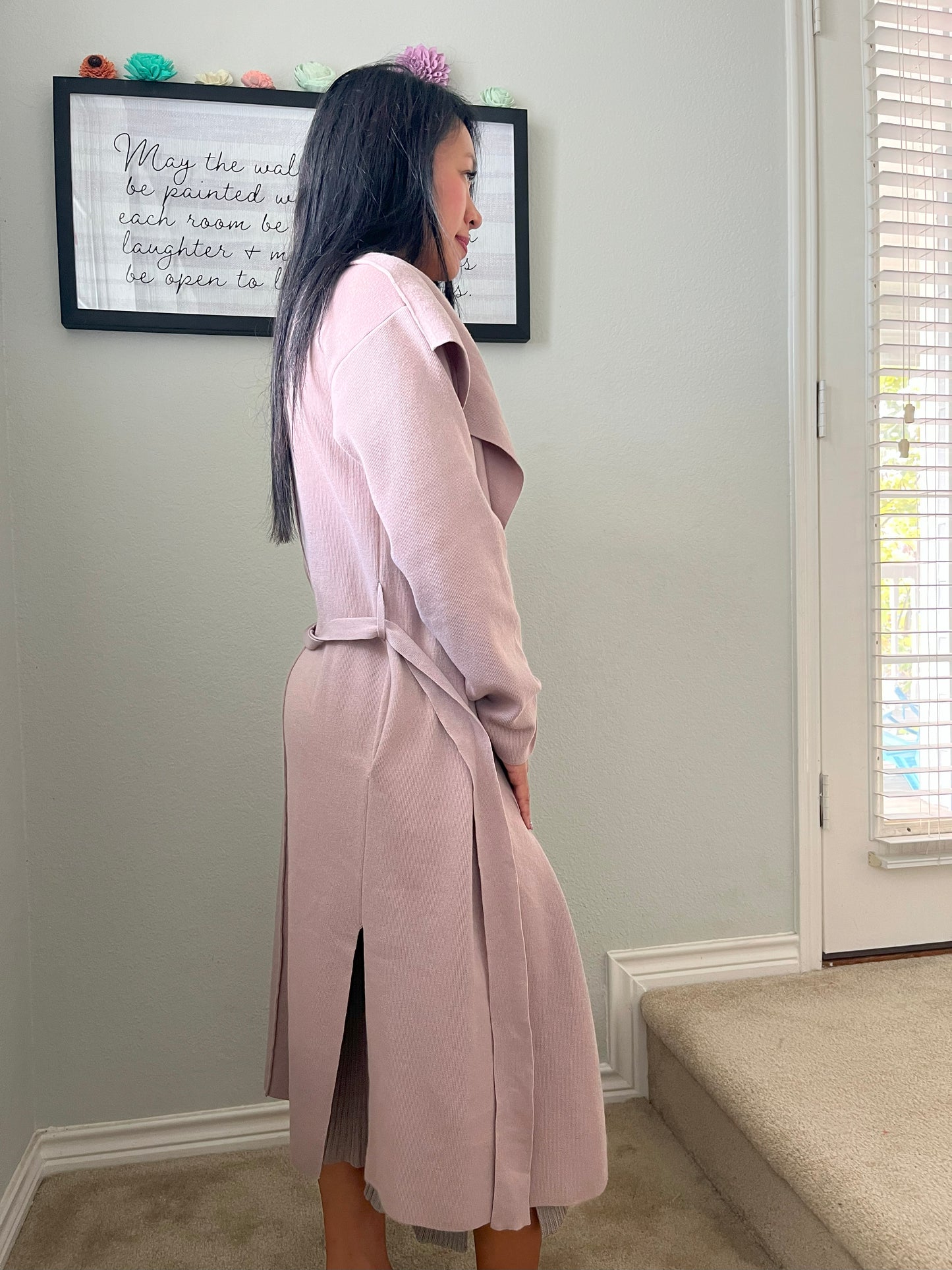 Petal Dew Mauve Cardigan