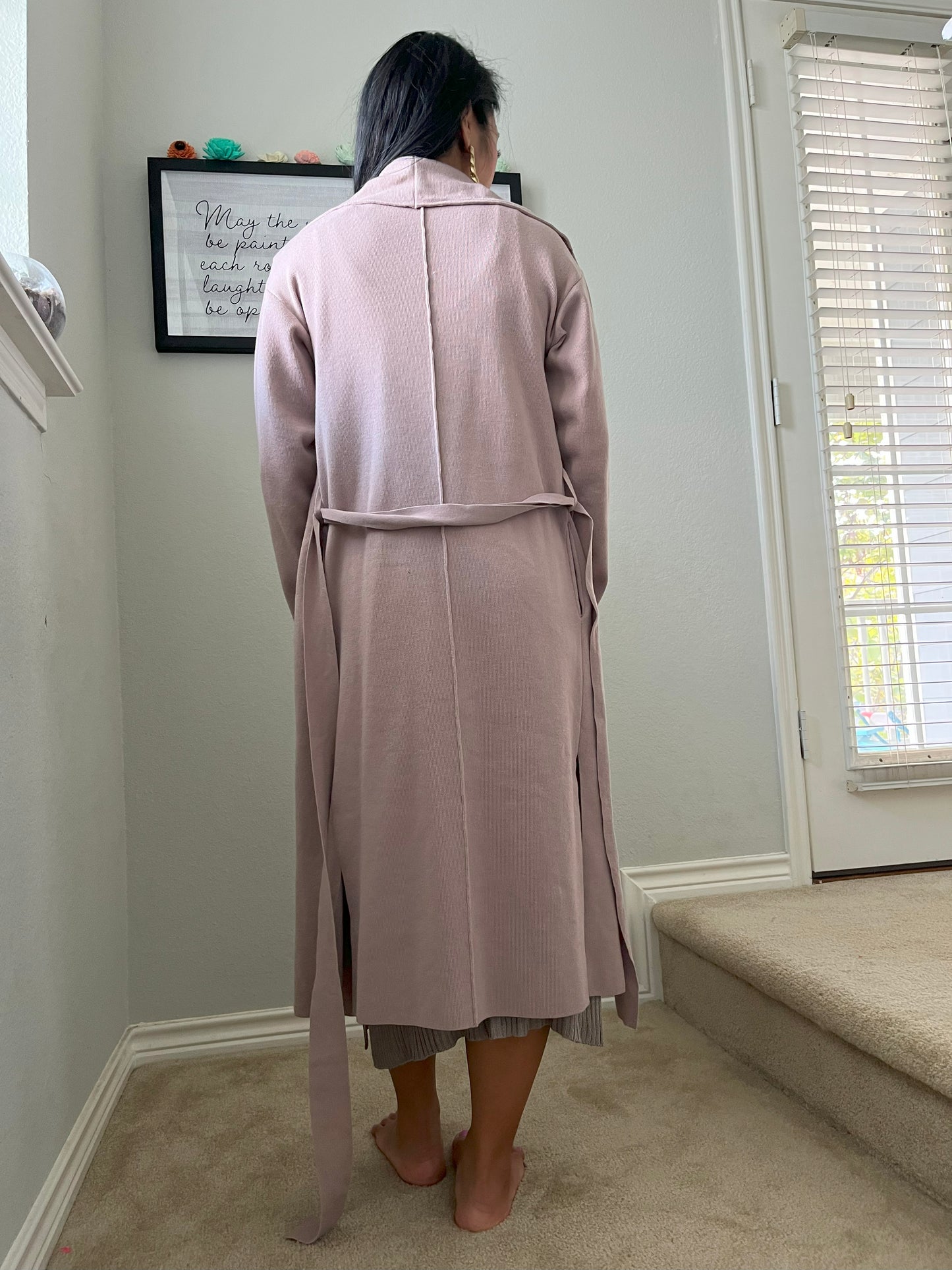 Petal Dew Mauve Cardigan