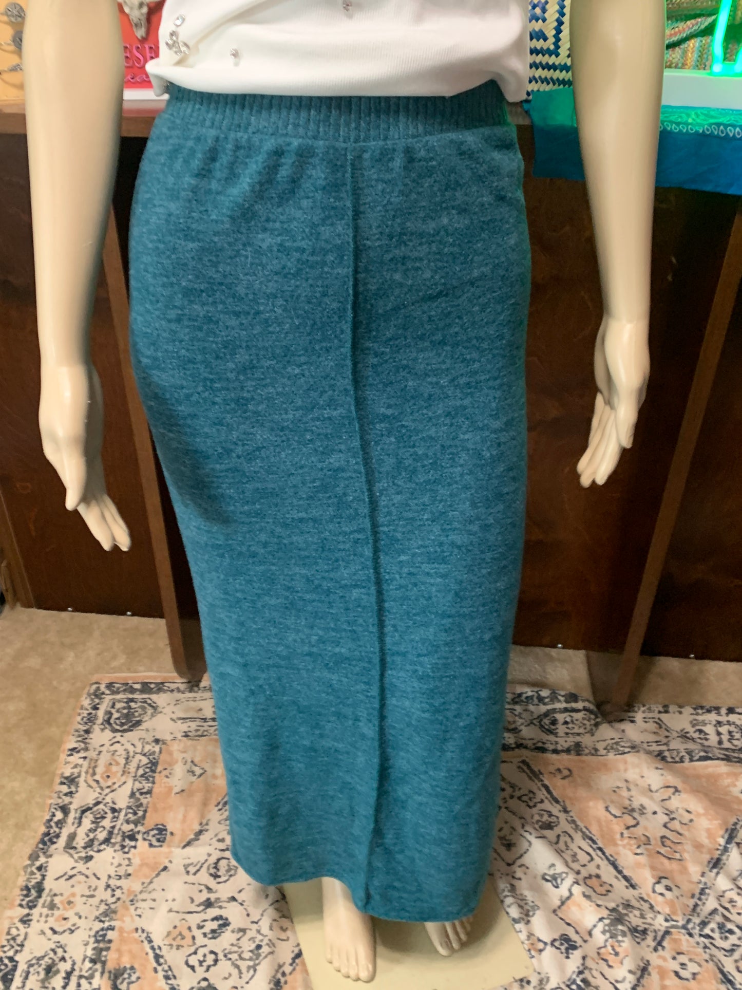 Hunter Green Long Skirt