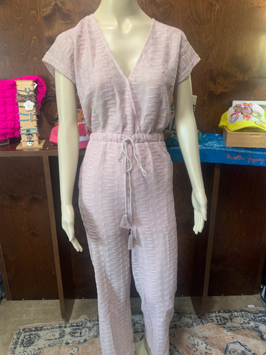 Blush Crochet Jumpsuit