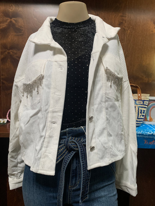 Ivory Corduroy Jacket