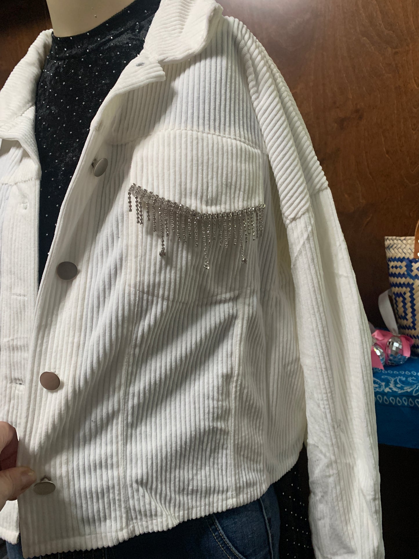 Ivory Corduroy Jacket