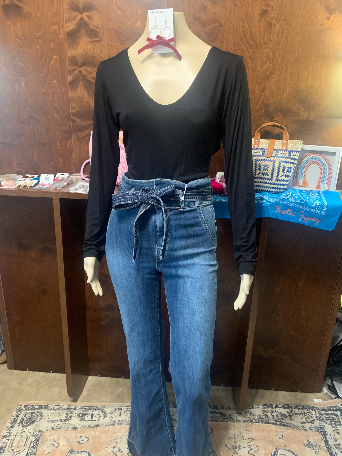 Black X Back Bodysuit