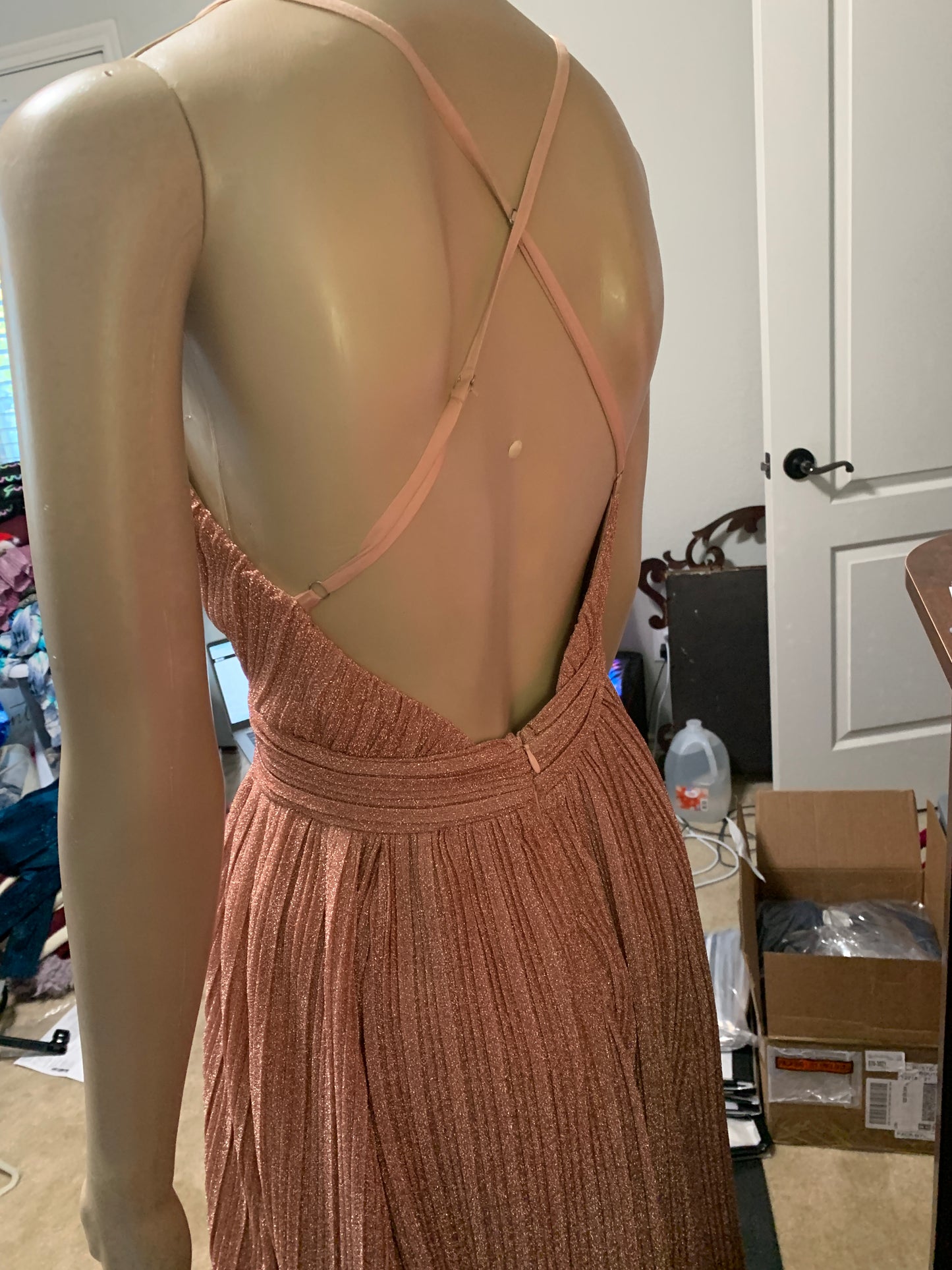 Rose Gold Long Dress