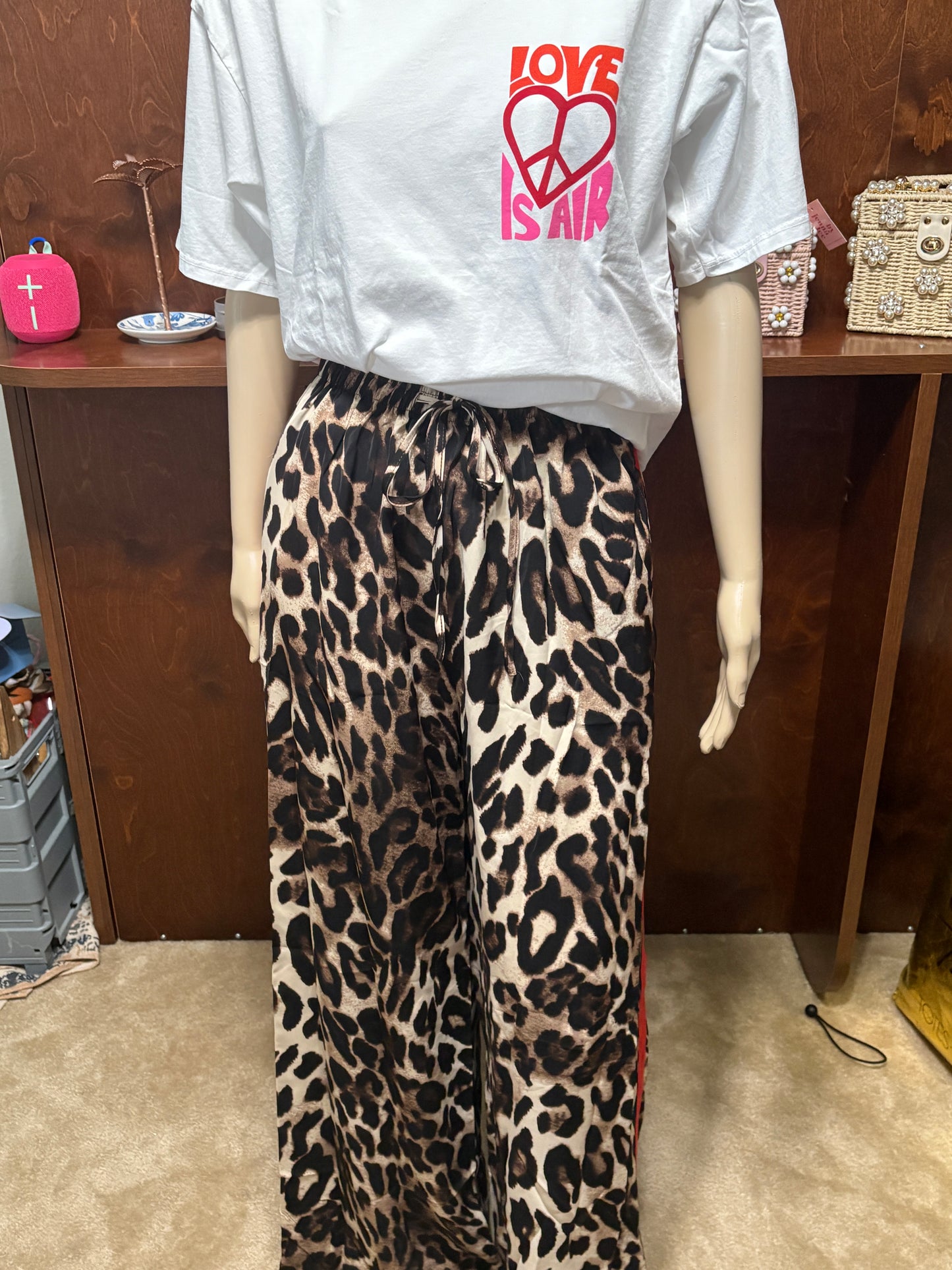Leopard Flowy Pants
