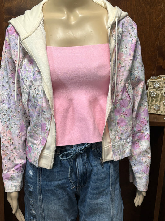 Printed Embroidered Jacket