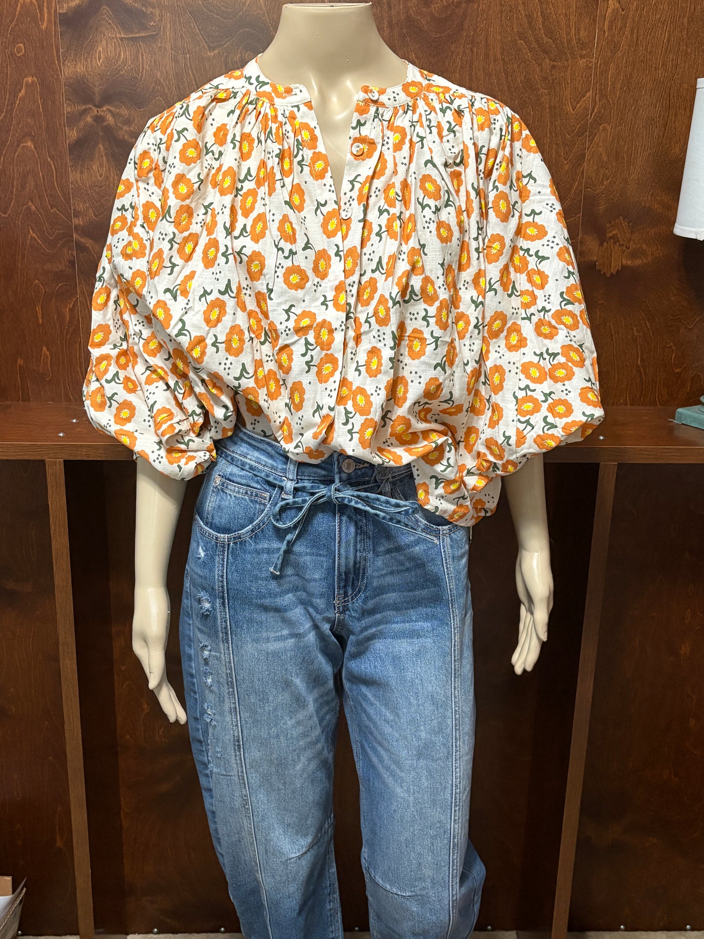Orange Blossom Blouse