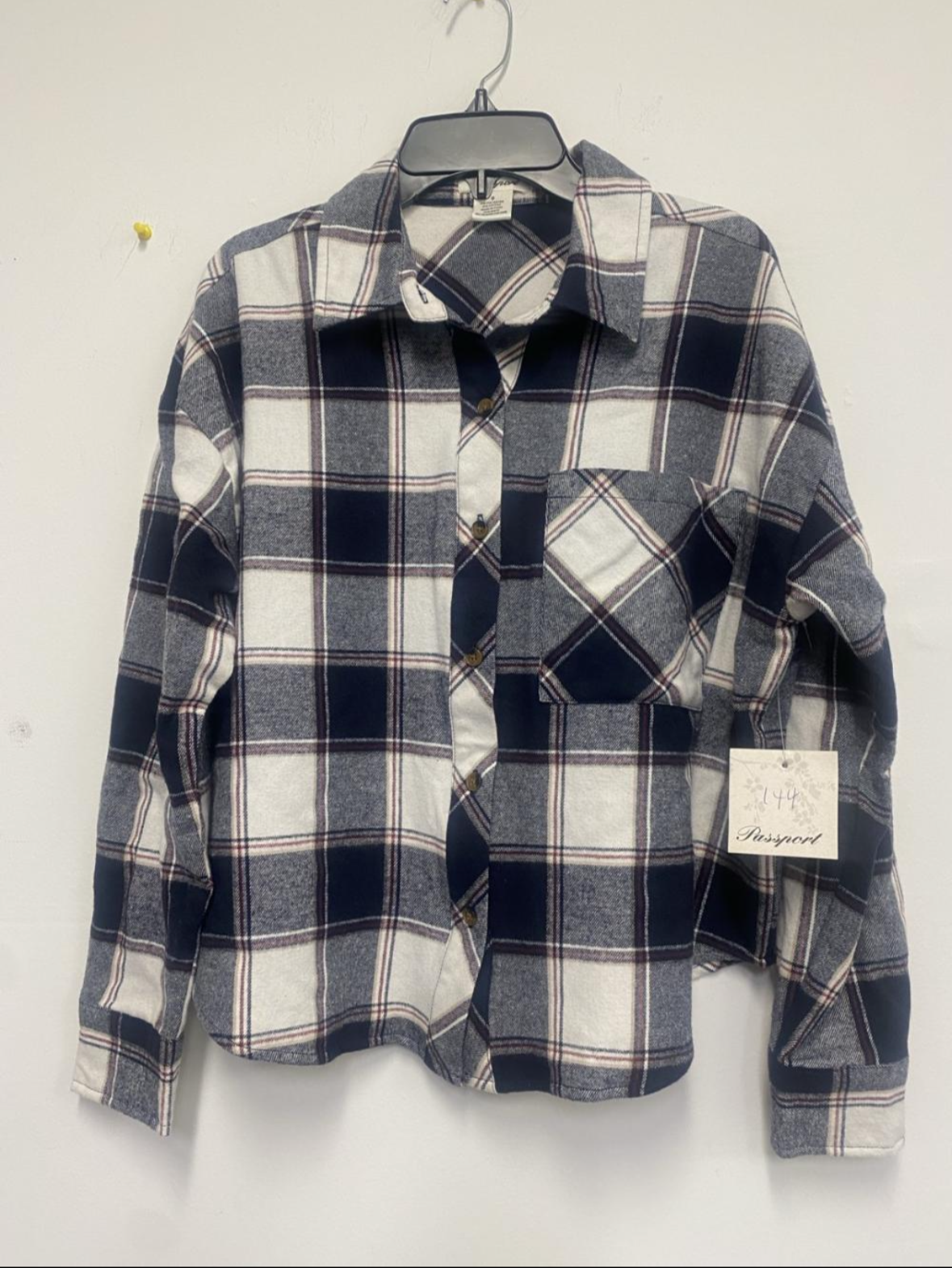 Cowboy Print Plaid Shirt