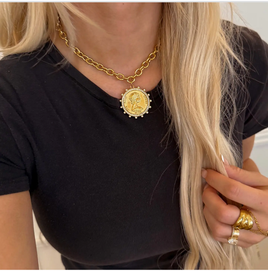 Chunky Coin Necklace