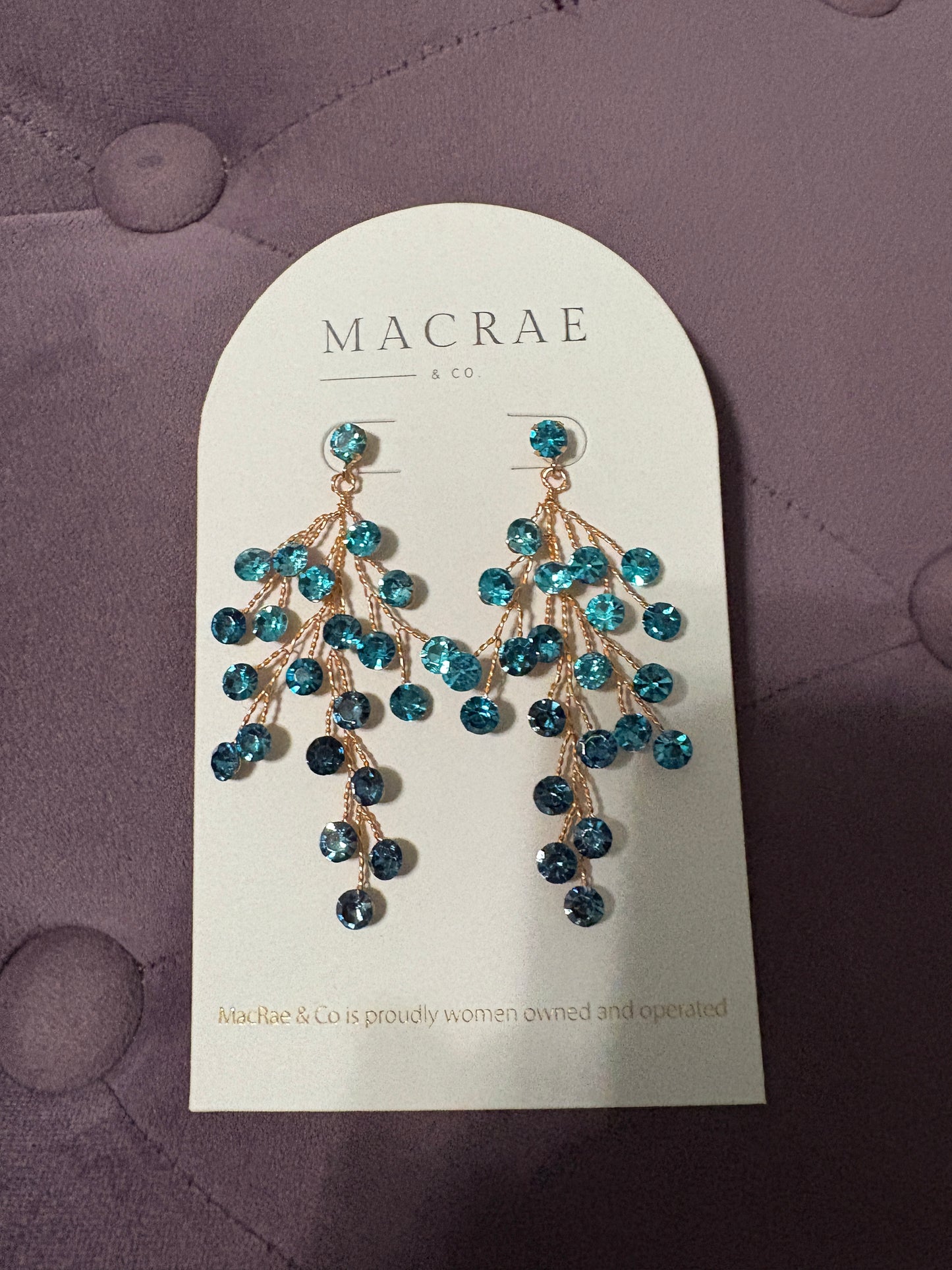 Macrae Cobalt Earrings