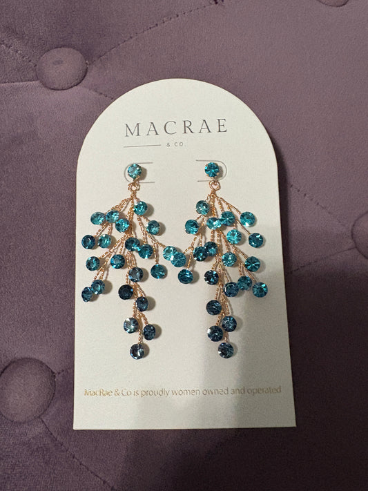 Macrae Cobalt Earrings